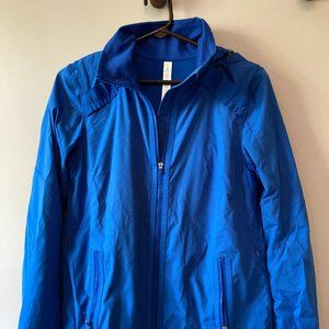 Blue Lululemon running jacket
